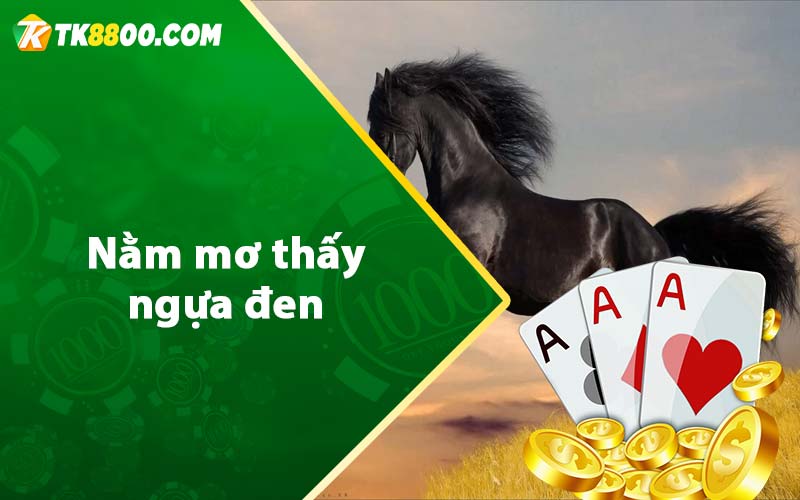 Nằm mơ thấy ngựa đen 