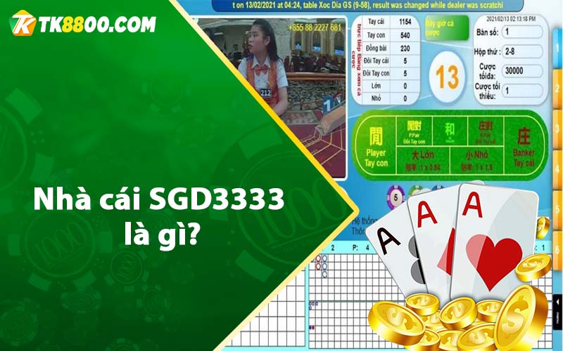 Nhà cái SGD3333 là gì? 